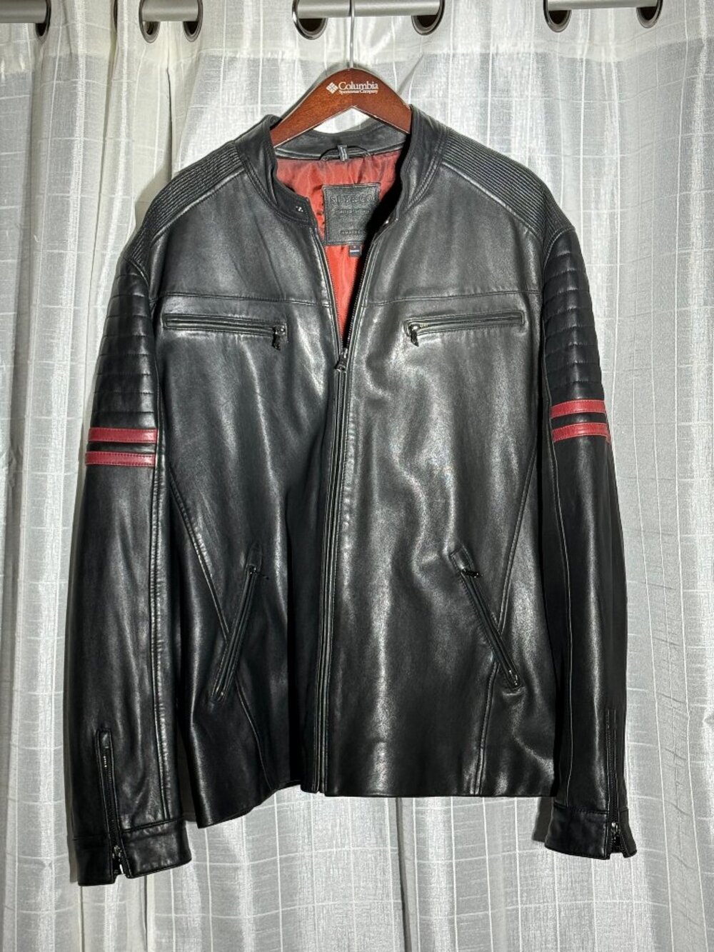 SLY & CO LIMITED EDITION MONTREAL LAUREN MOTO FASHION LEATHER JACKET